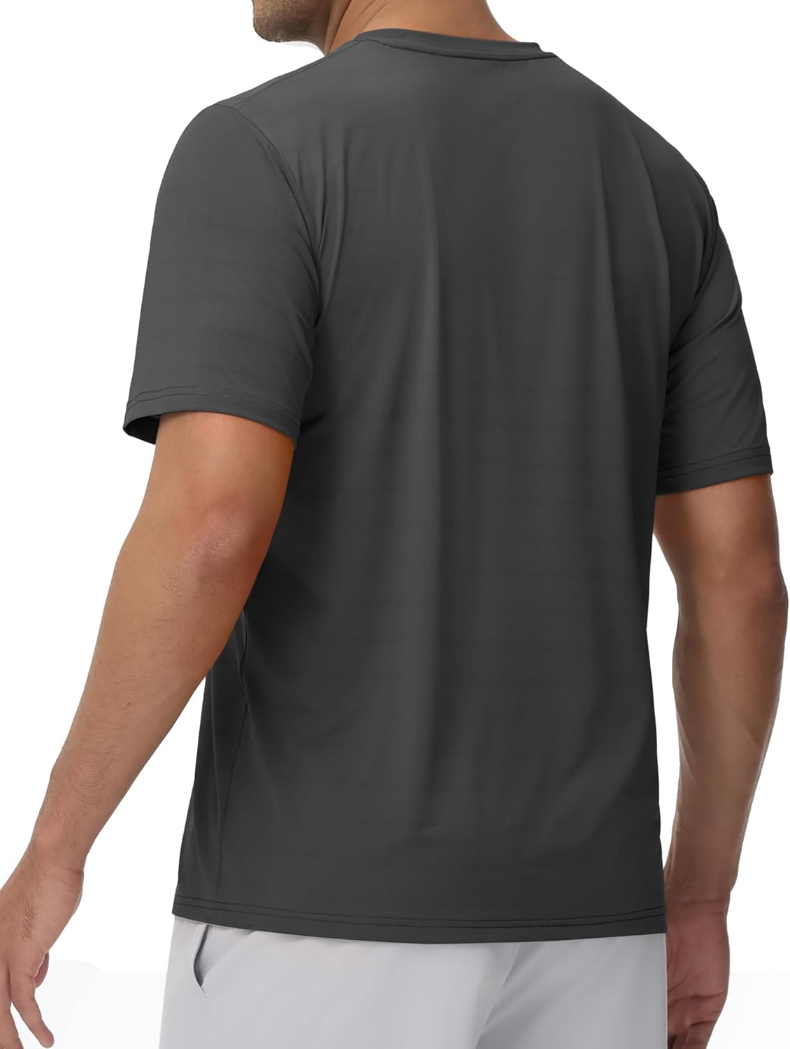 TACVASEN Men's Lightweight Athletic T-Shirts Quick Dry Workout Gym Tops Short Sleeve Running Tee Shirt Performance Activewear - Image 2