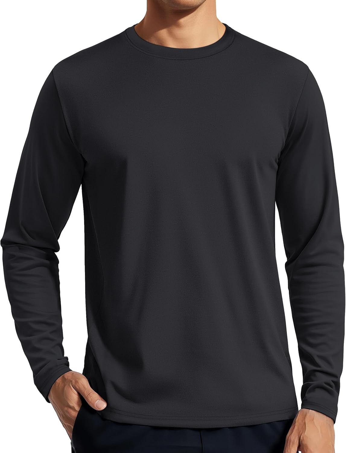 TACVASEN Men's Long Sleeve UPF 80+ Shirts Sun Protection UV SPF Shirts Rash Guard Fishing Running Quick Dry Lightweight - Image 12