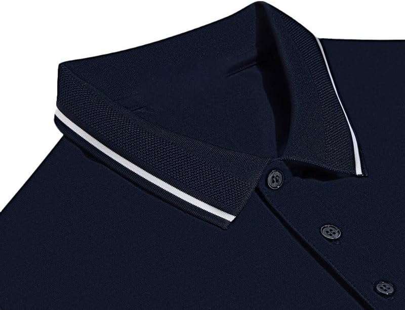 THJKUPO Men Business Casual Short Sleeves Thin Cotton T-Shirt Fashion Breathable Quick Drying Versatile Vest - Image 2