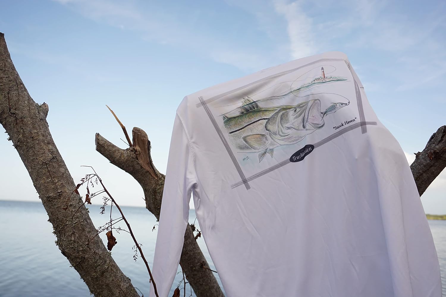 Tru Addixion Long Sleeve Dry Fit Moisture Wicking UPF 50, UV Protection, T Shirt, Snook, Lightweight, Fishing, Outdoor - Image 8
