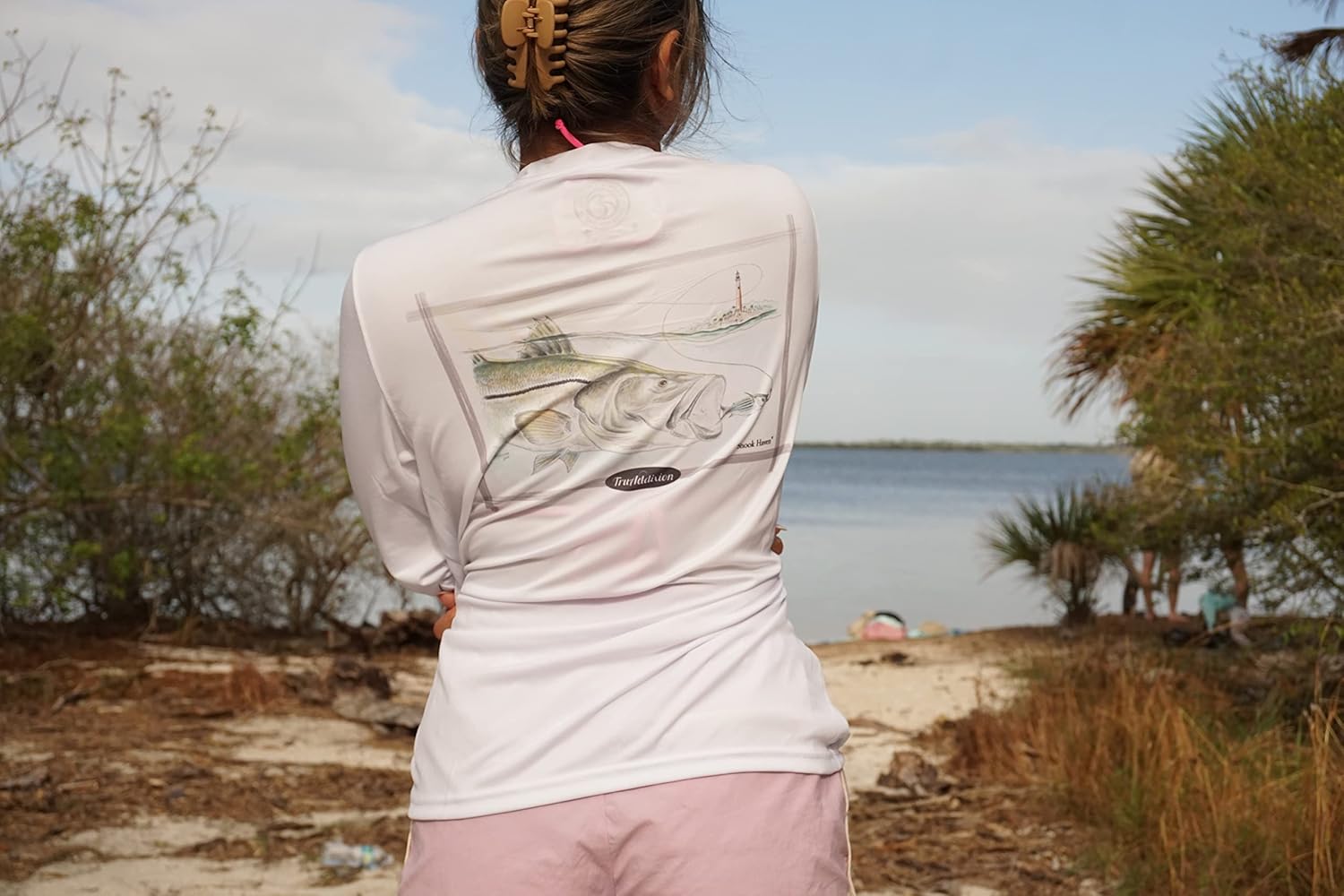 Tru Addixion Long Sleeve Dry Fit Moisture Wicking UPF 50, UV Protection, T Shirt, Snook, Lightweight, Fishing, Outdoor - Image 3