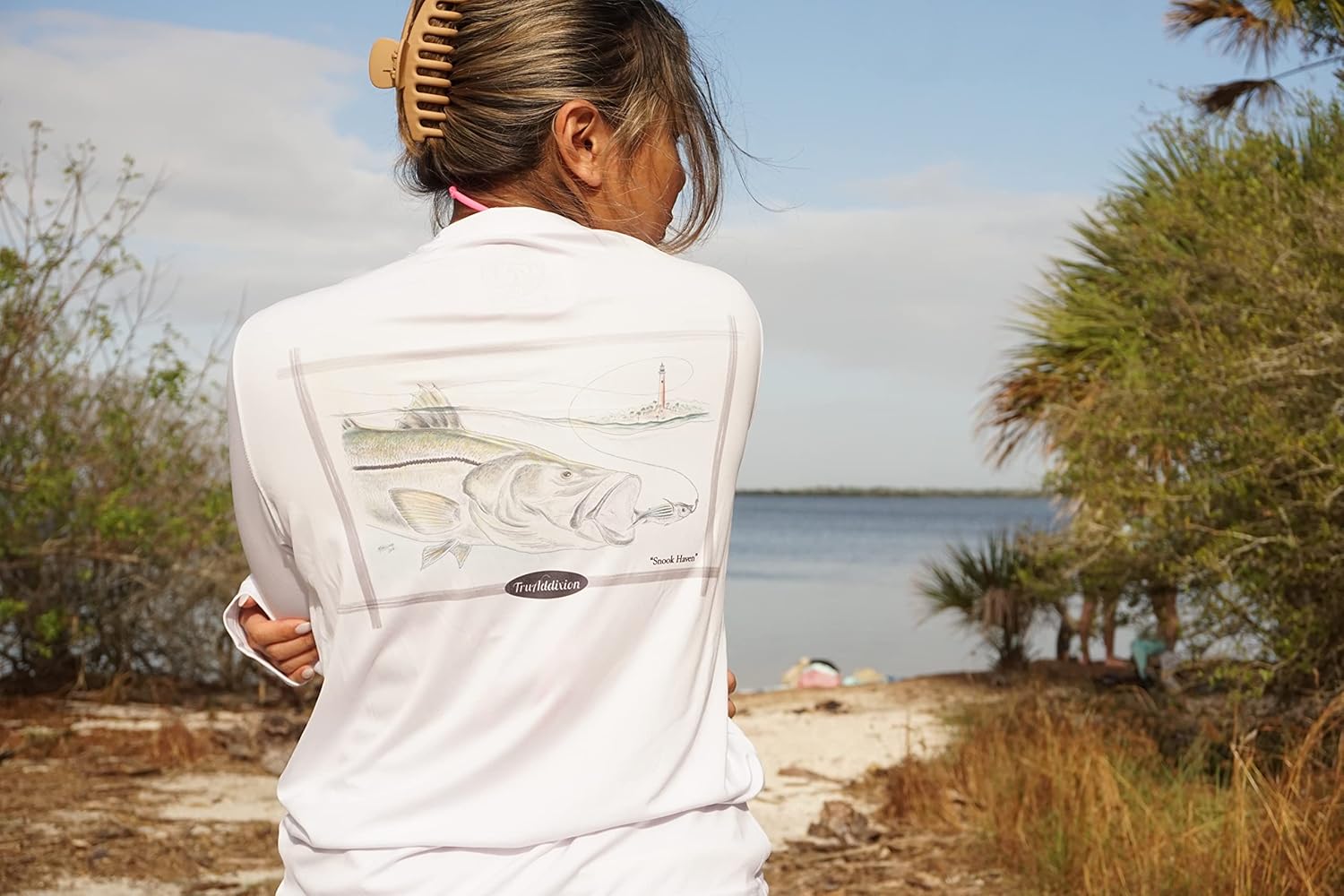 Tru Addixion Long Sleeve Dry Fit Moisture Wicking UPF 50, UV Protection, T Shirt, Snook, Lightweight, Fishing, Outdoor - Image 9