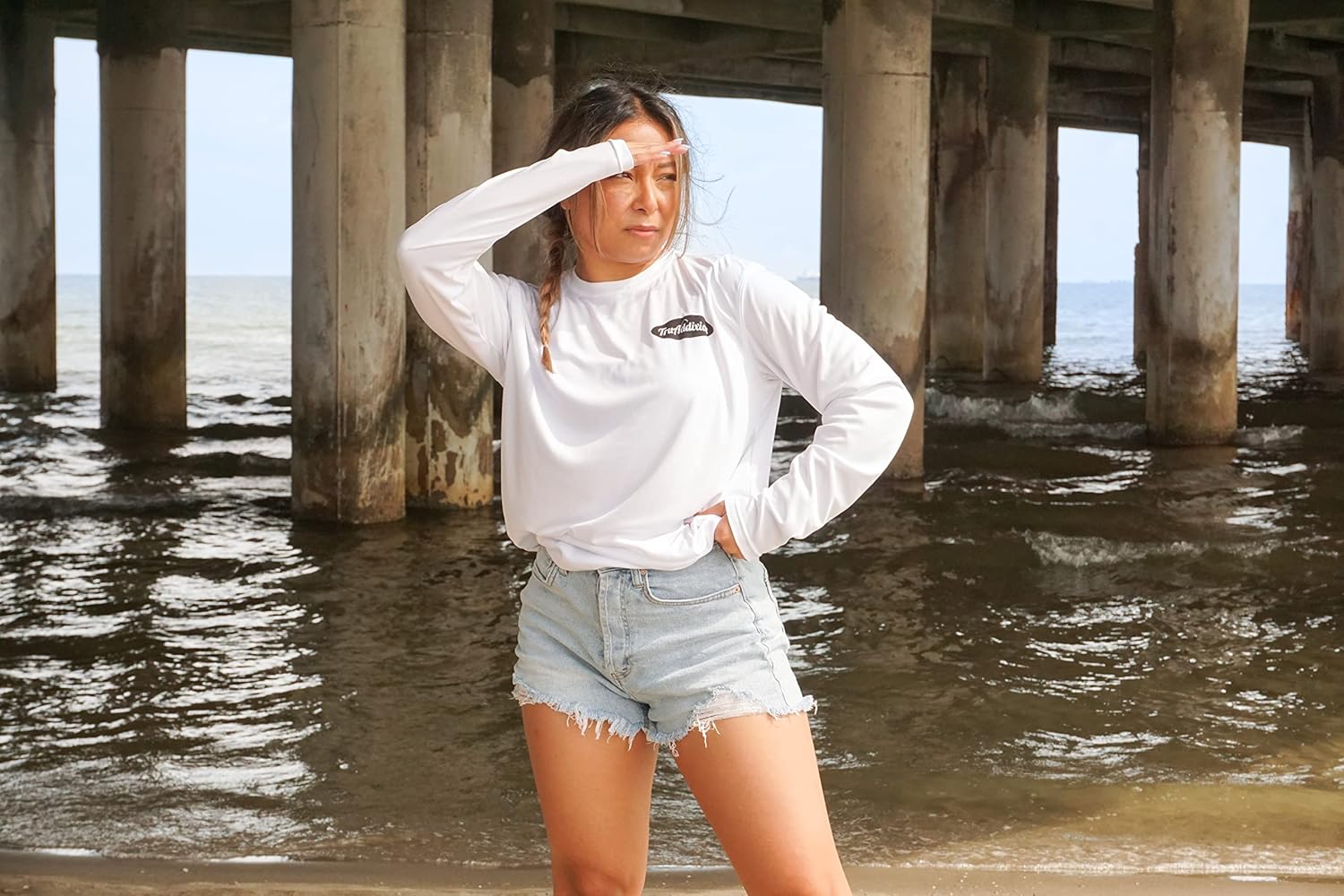 Tru Addixion Long Sleeve Dry Fit Moisture Wicking UPF 50, UV Protection, T Shirt, Snook, Lightweight, Fishing, Outdoor - Image 4