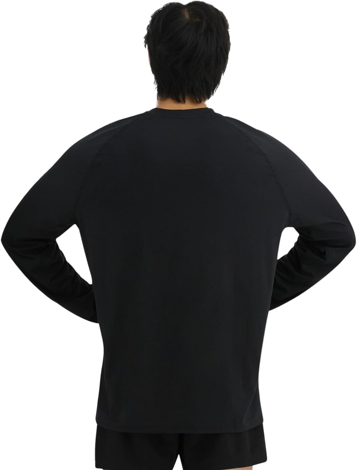 TYR Men's Athletic Performance Workout Raglan Long Sleeve Tech Tee - Image 2