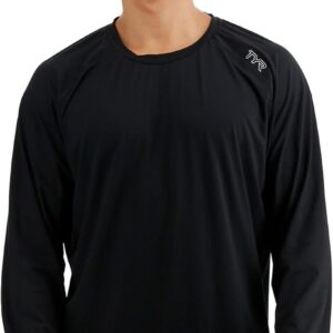 TYR Men's Athletic Performance Workout Raglan Long Sleeve Tech Tee
