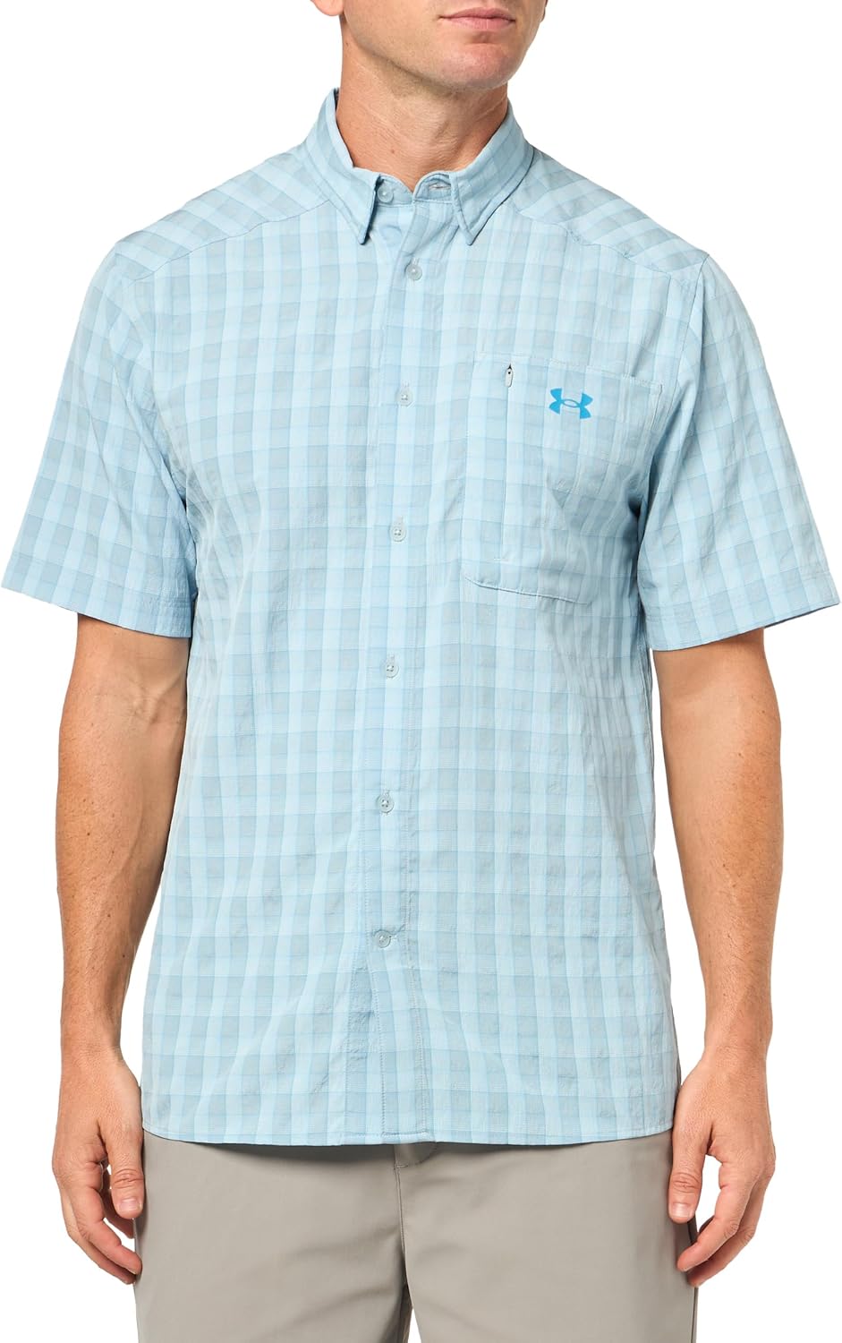 Under Armour Men's Drift Tide 2.0 Plaid Short-Sleeve