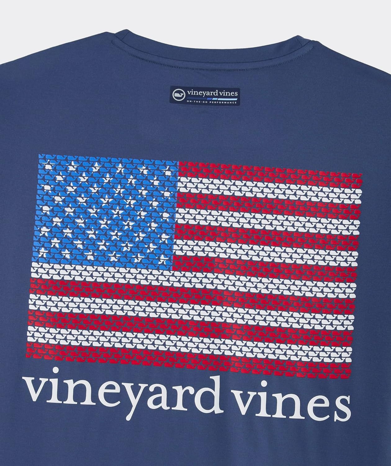 vineyard vines Men's Micro Whale Flag Short-Sleeve Harbor Performance Tee - Image 3