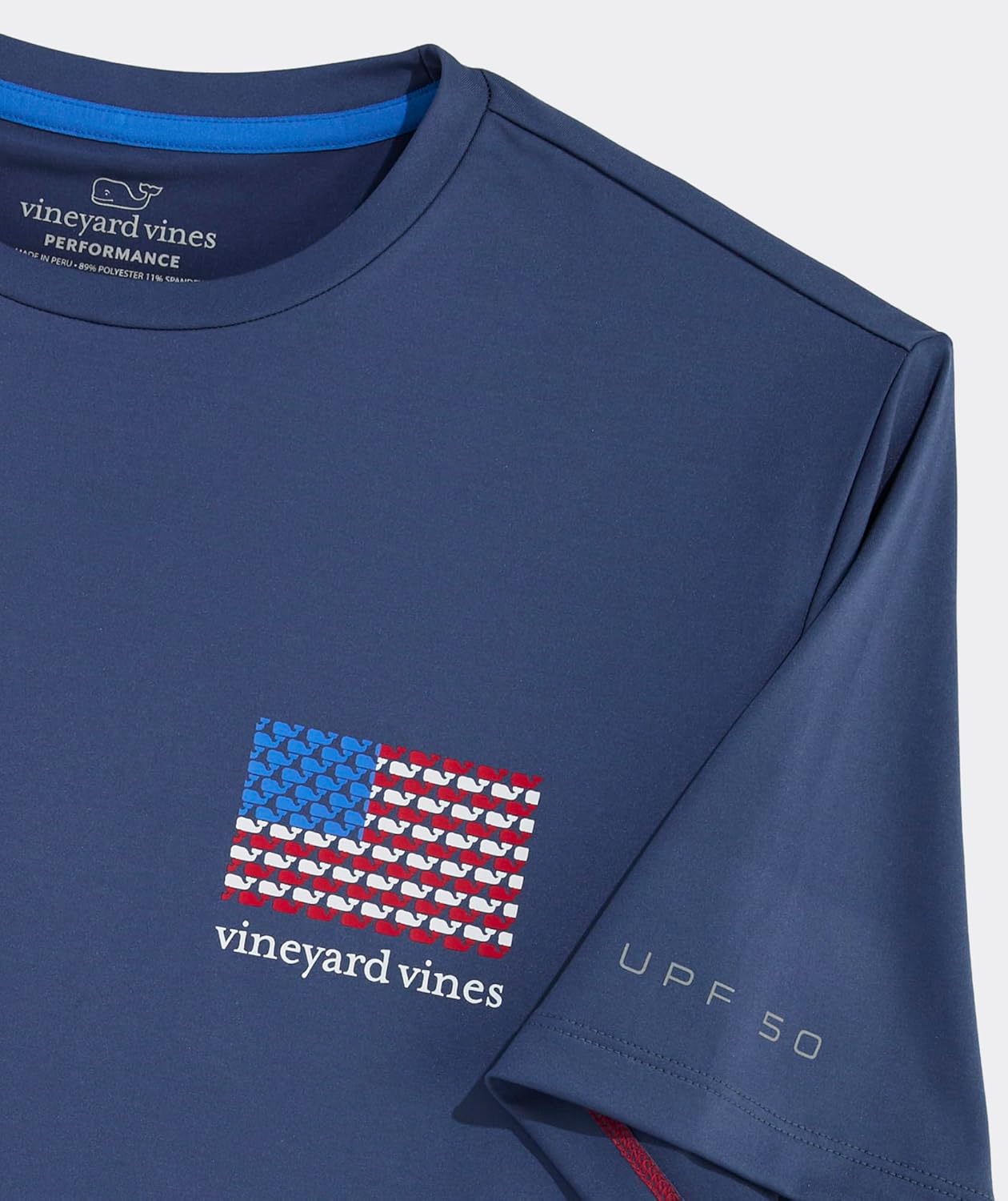 vineyard vines Men's Micro Whale Flag Short-Sleeve Harbor Performance Tee - Image 4
