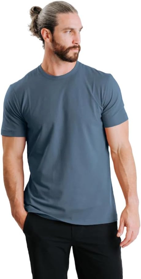 Western Rise Men's X Cotton Tee Short Sleeve Performance Tech Quick Dry\/Moisture Wicking\/Odor-Resistant T Shirt