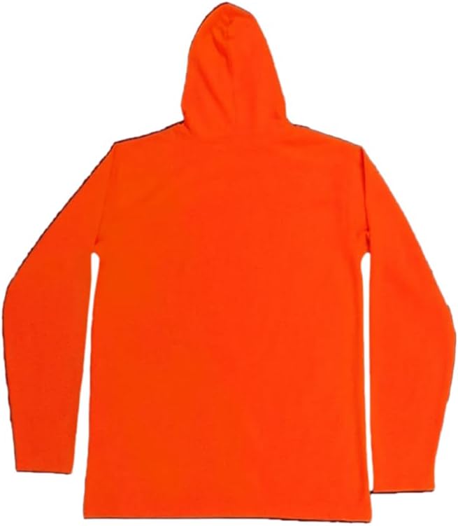 Zeluga Sun Protection UPF 50+ Safety Construction Work T-Shirts, High Visibility Hoodie, Polyester Long Sleeve Hooded - Image 4